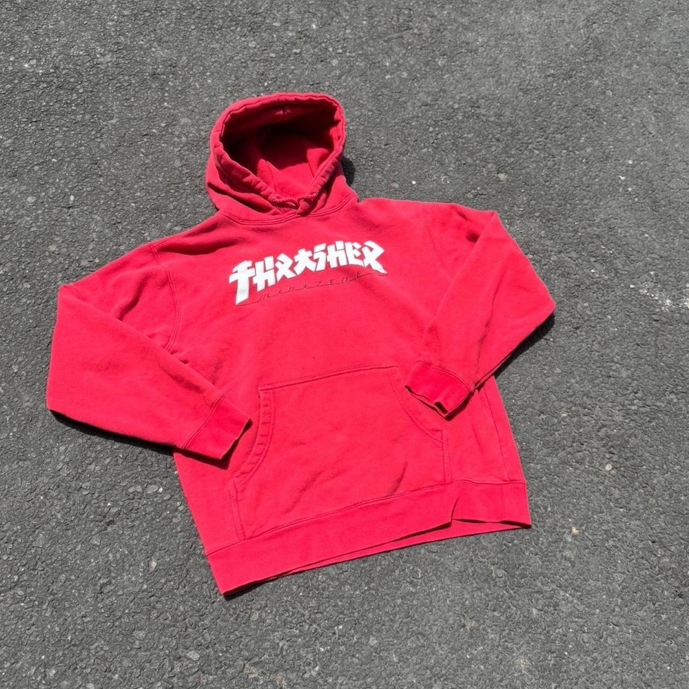 Thrasher Red Hoodie